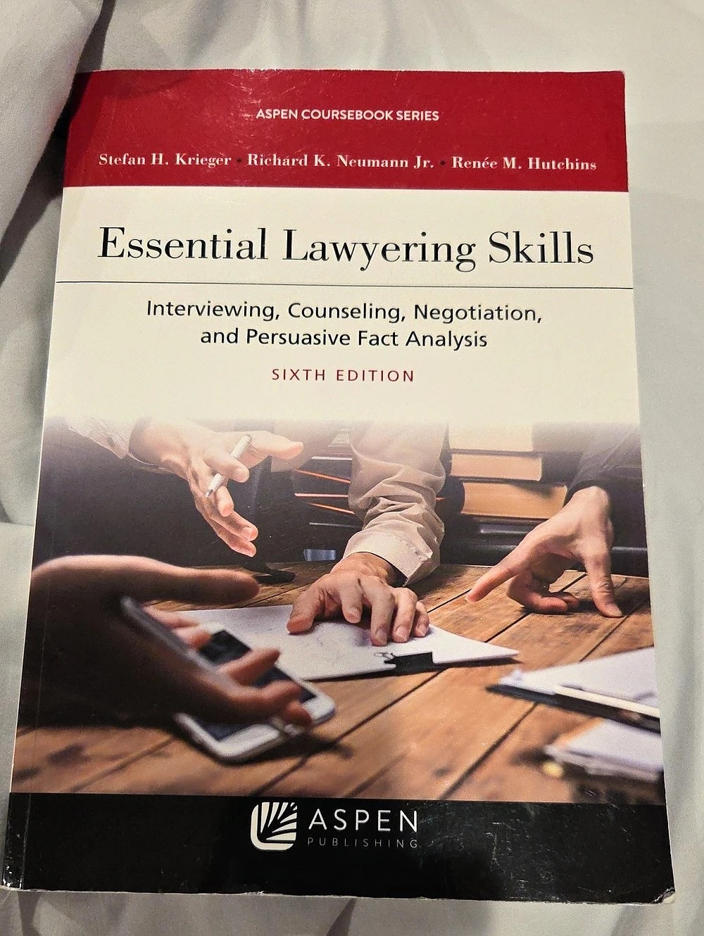 Aspen Publishing Essential Lawyering Skills, Sixth Edition Law Textbook